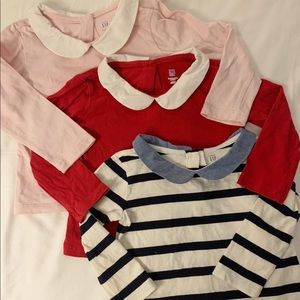Gap Peter Pan collard shirts 18-24m